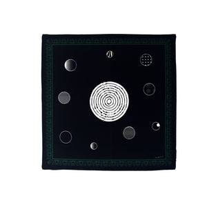 'The Planets' Print Silk Pocket Square