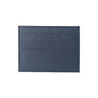 Black Leather Card Holder with three card slots