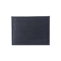 Designer Black Leather Card Holder with three card slots